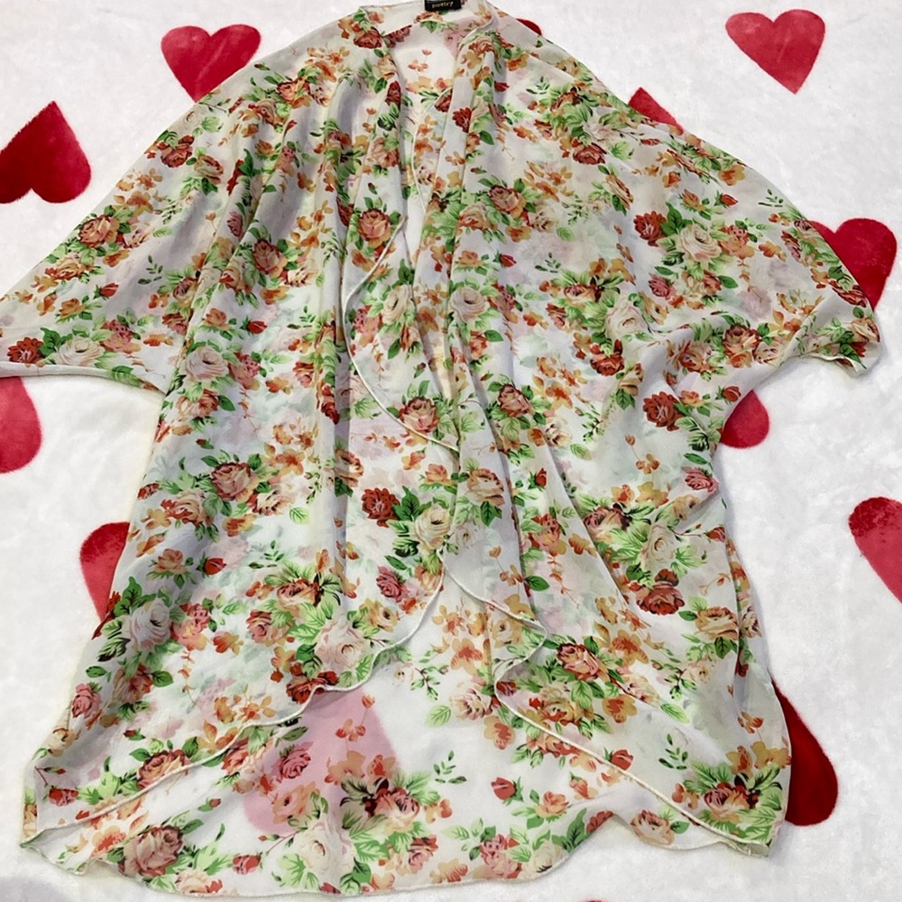 Women’s sheer kimono